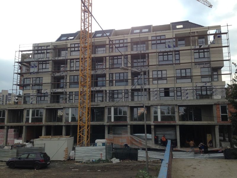 Mixed building Slavejkov, bl.189 - facade and allocations